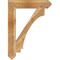 Ekena Millwork Imperial Arts & Crafts Rough Sawn Bracket, Western Red Cedar, 6"W x 34"D x 46"H BKT06X34X46IMP03RWR - alternate 2